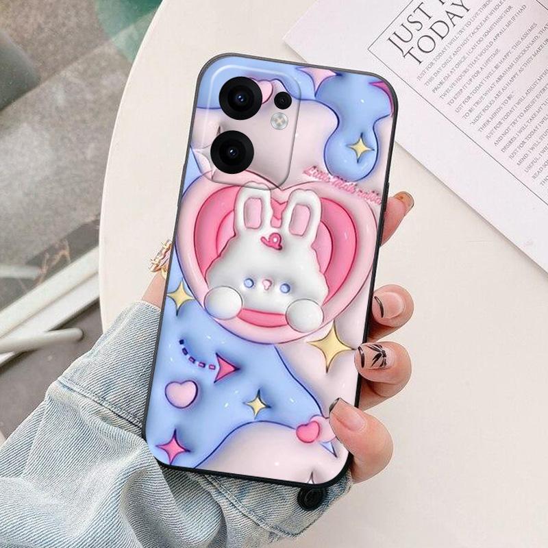 Чехол для Oppo Reno13 F 4G 5G Чехол Reno 13 Pro Мягкий Тонкий Чехол для Телефона Для Oppo Reno13 13F reno13F Задняя Крышка Астронавт Расписной