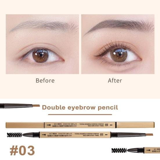 Eyebrow Pencil with Brush Professional Waterproof Sweat-proof Eye Brow Liner Long Lasting Makeup Easy To Color