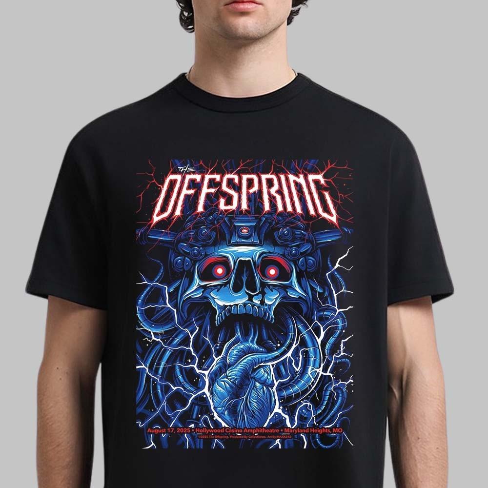 The Offspring Maryland Heights Missouri 2026 On August 17 2026 Unisex T-Shirt