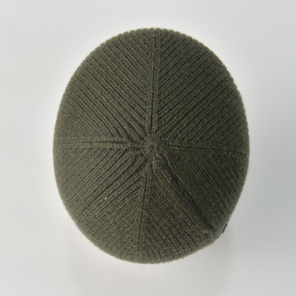 Мужская уличная шапка для отдыха - Осенне-зимняя утолщенная черная шапка-бини, вязаная шерстяная шапка для холодной погоды с ушными клапанами для тепла и защиты