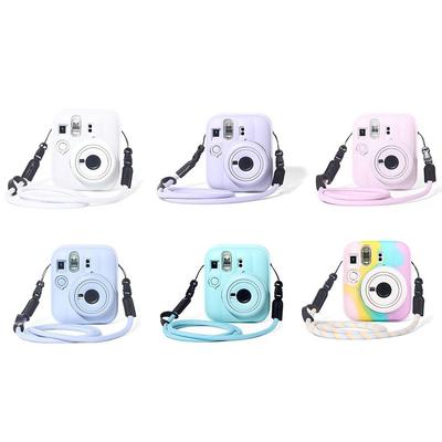 Мягкий чехол-футляр из силикона для моментальной камеры Fujifilm Instax mini 13, для съемки на открытом воздухе