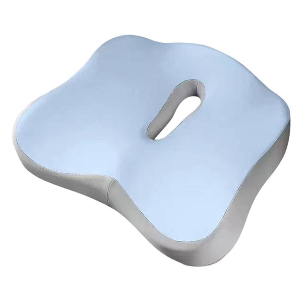 Ergonomic Office Seat Cushion with Ventilated Hollow Core Design for Back Pain Relief and Pressure Distribution
