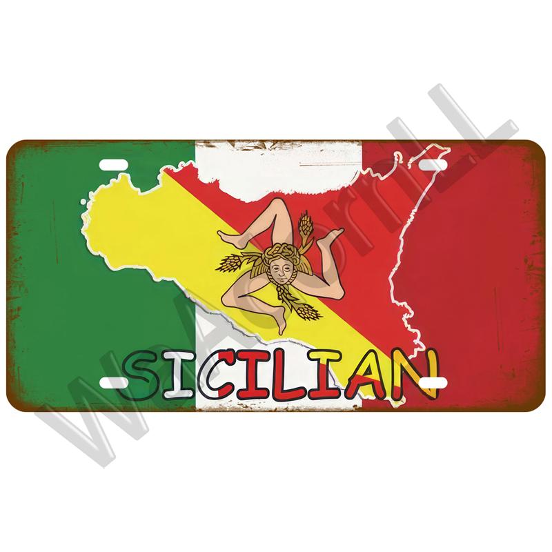 Metal Sign Germany USA Country Flag France Tin Sign Plaque Russia Spain Tinplate Plate For Wall Home Restaurant Craft Bar Decor