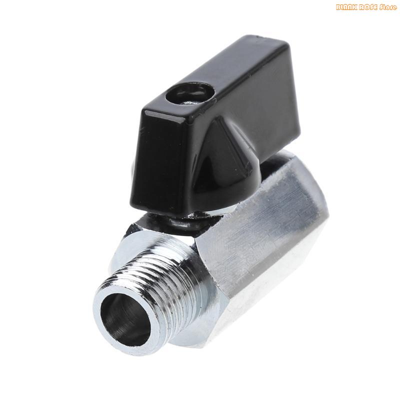 K1AE Brass Mini Ball for Valve 1/4" BSP Male to Female Thread Air Compressor Hose