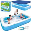 Inflatable Family Pool 305 X 183 X 56 Cm 2 In 1 Bestway 54009