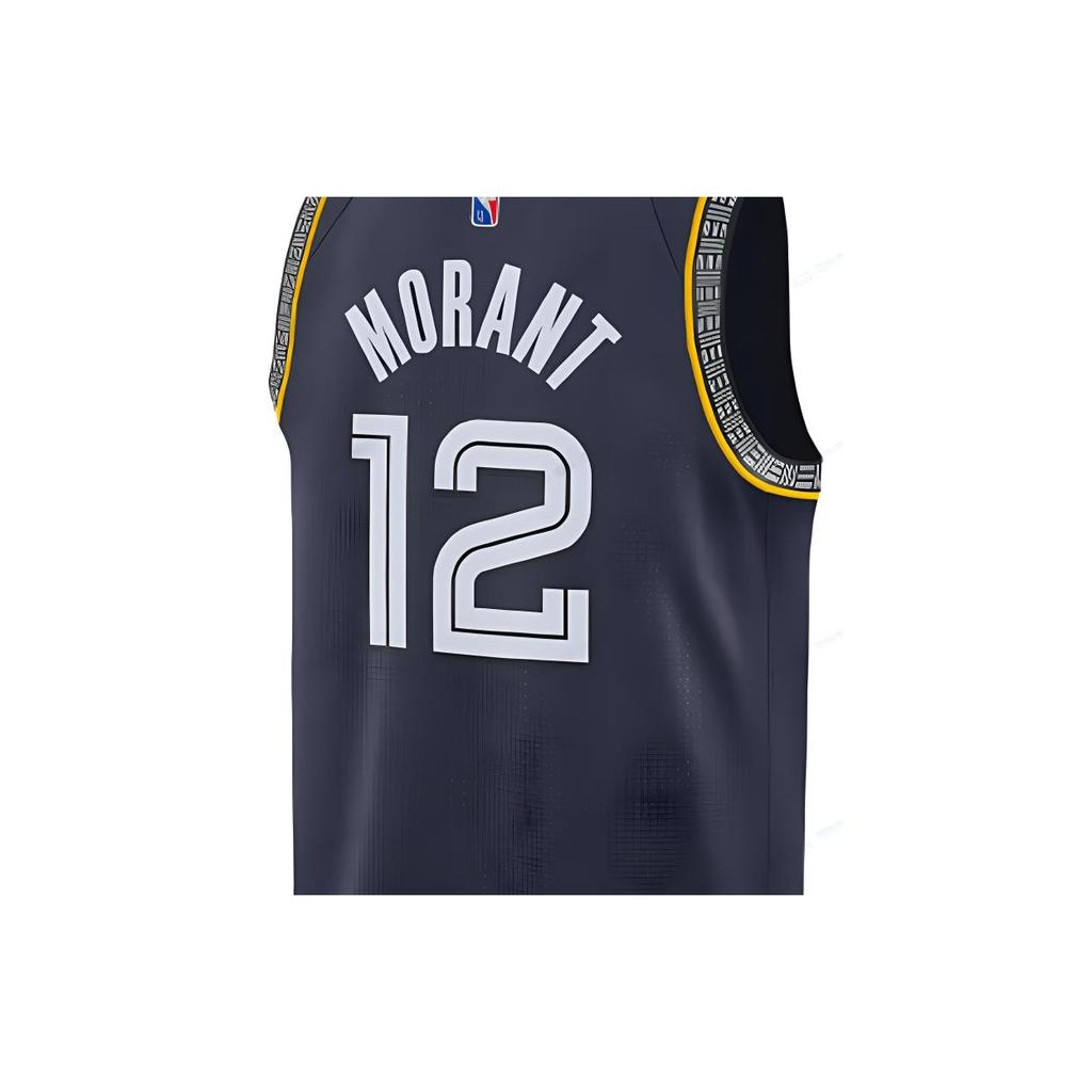 Nike Джерси NBA Memphis Grizzlies Morant City Edition Swingman, темно-синяя мужская уличная одежда DB4033-419