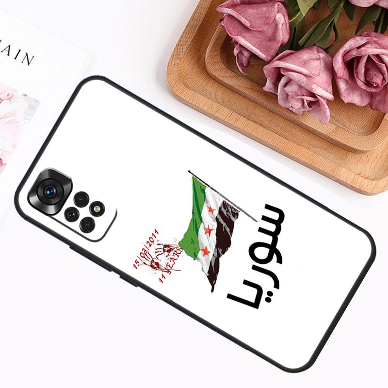 Чехол с флагом Сирийской революции для Xiaomi Redmi Note 9 10 11 12 13 14 Pro 9S 10S 11S 12S Redmi 14C 13C 10C 12C