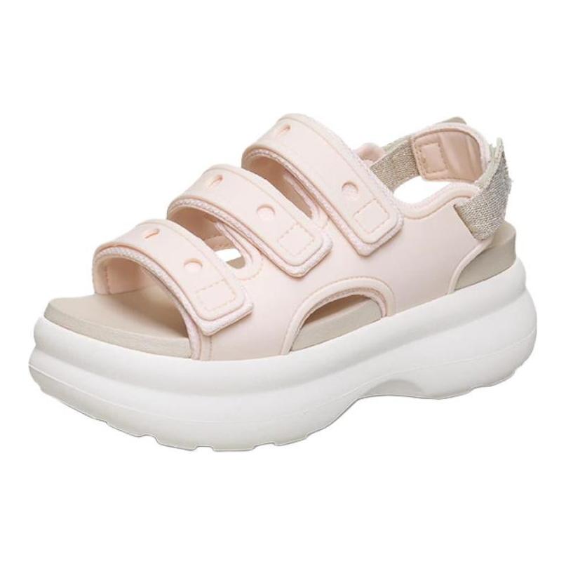Crocs Шиммер Зуке ЭВА Пляжные Сандалии Женские Бежевый Розовый 213434-86U