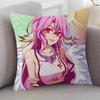 Anime NO GAME NO LIFE Game For Cartoon Print Peripheral Pillow Case Cushion Cover Home Decor Birthday Gift Pillowcover