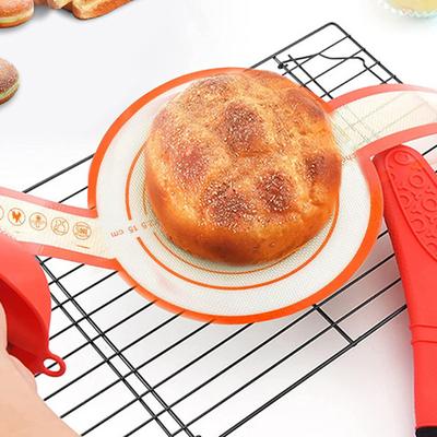 Силиконовый коврик для выпечки, антипригарный, легко чистящийся, коврик для замешивания теста, устойчивый к высоким температурам, держатель кастрюли для духовки с