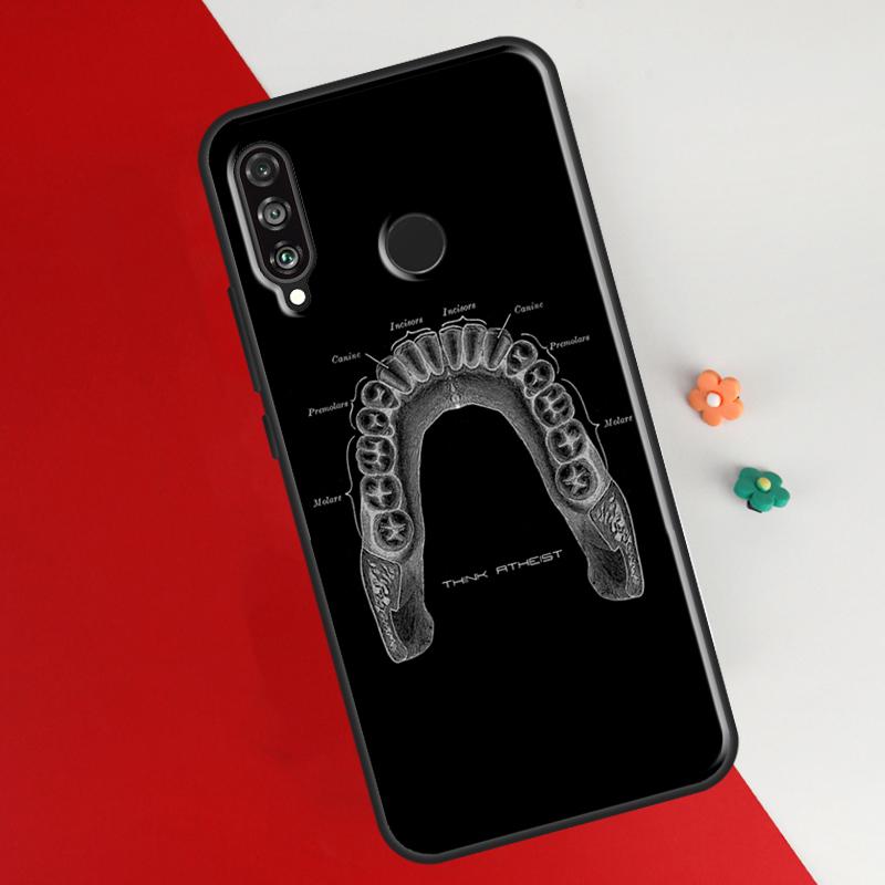 Чехол с рисунком зуба стоматолога для Huawei P30 Pro P50 P20 P40 Lite P Smart 2021 Nova 5T, чехол для Honor 50 8X 10i