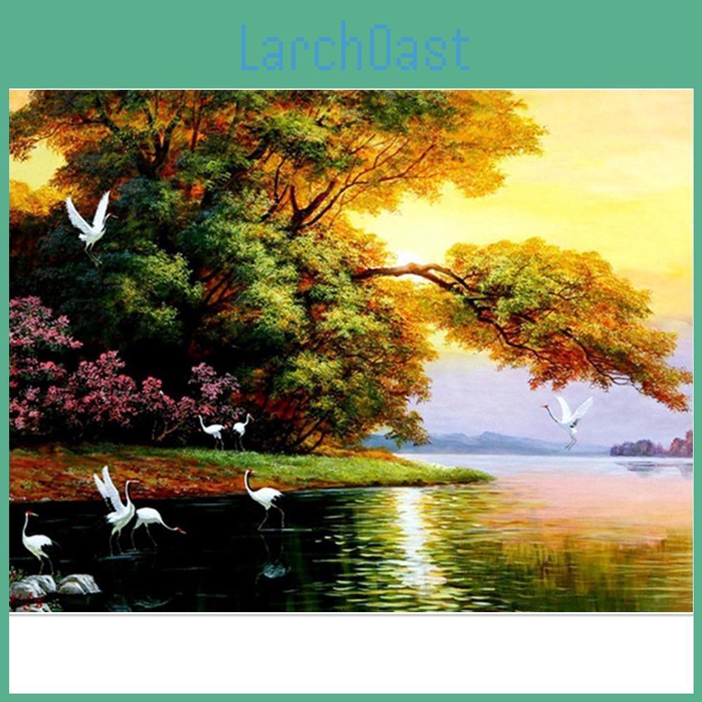 Mosaic Landscape Diamond Diamond Embroidery Kit Diamond Painting Full Square Picture