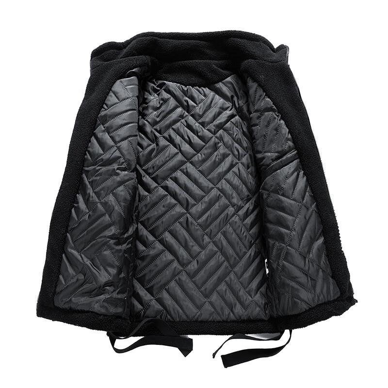 NASA GISS Men's Lambswool Lined Winter Padded Jacket