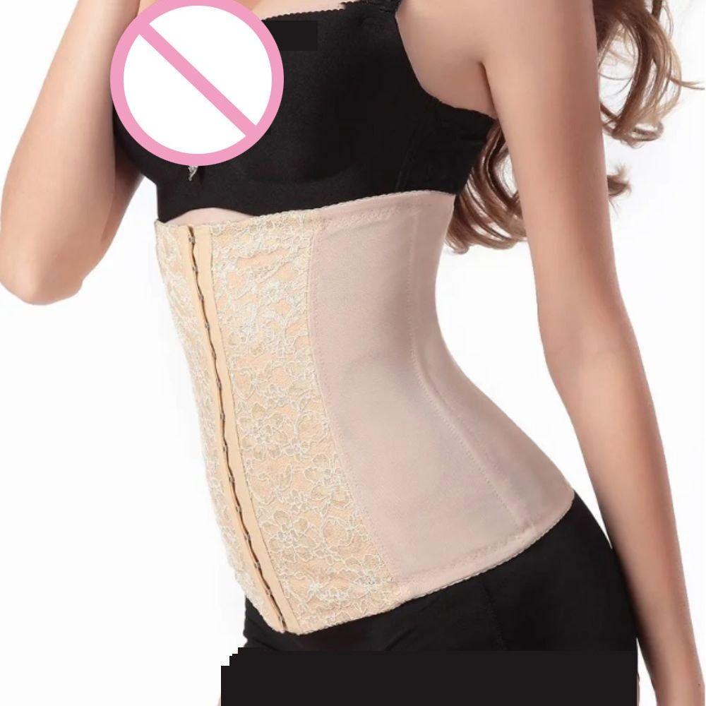 Breathable Mesh Waist Shaper Steel Boned Body Shaper Faja Corset Shapewear Postpartum Recovery