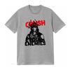 Conan the Barbarian Arnie Crush Your Enemies Mens T Shirt Schwarzenegger Gray Print vintage Washed Soft Breathable homme