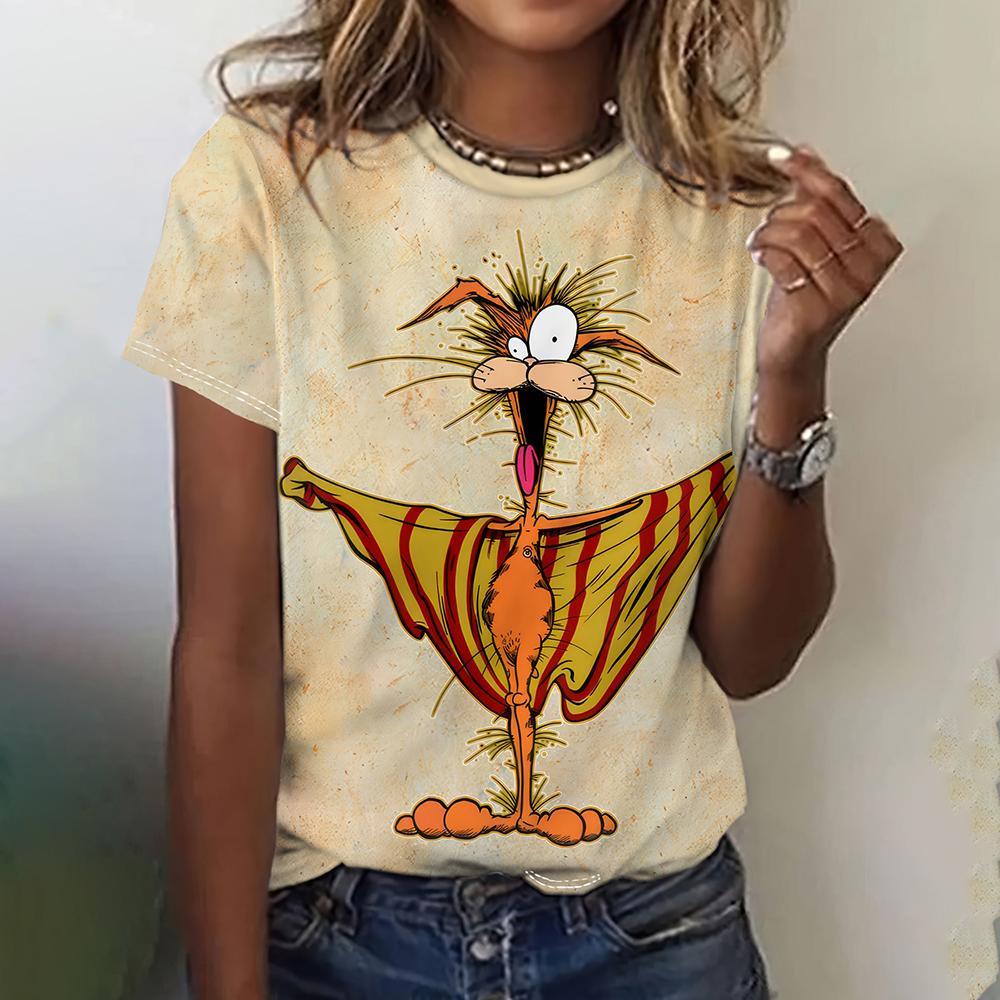 Женские футболки с забавным рисунком животных, повседневный топ с короткими рукавами, женские модные кавайные футболки больших размеров, женские летние футболки