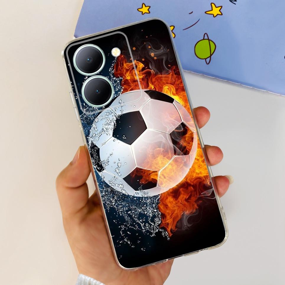 Силиконовый Мягкий Задний Чехол Для Vivo Y27s Чехол Для Vivo Y27s V2322 Телефон Чехлы CoverVivo Y78 Y78M Coque Funda Женская Мода Новый
