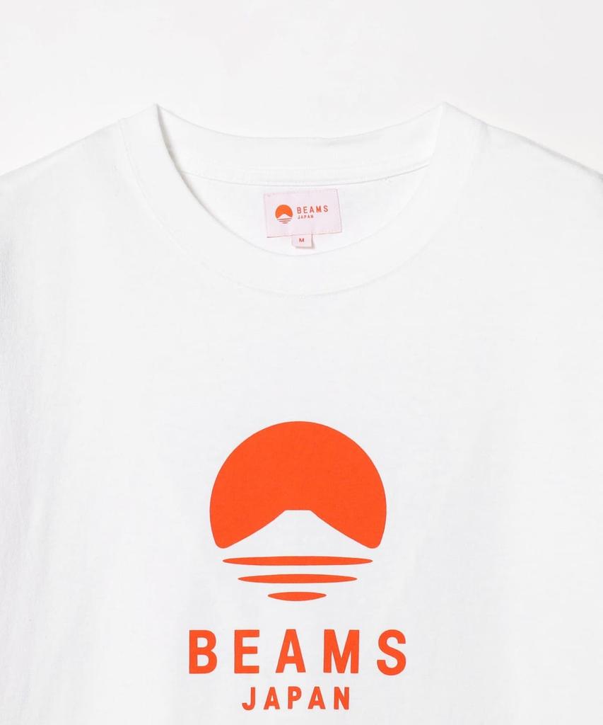BEAMS JAPAN Футболка с графическим логотипом Белая Повседневная футболка Япония