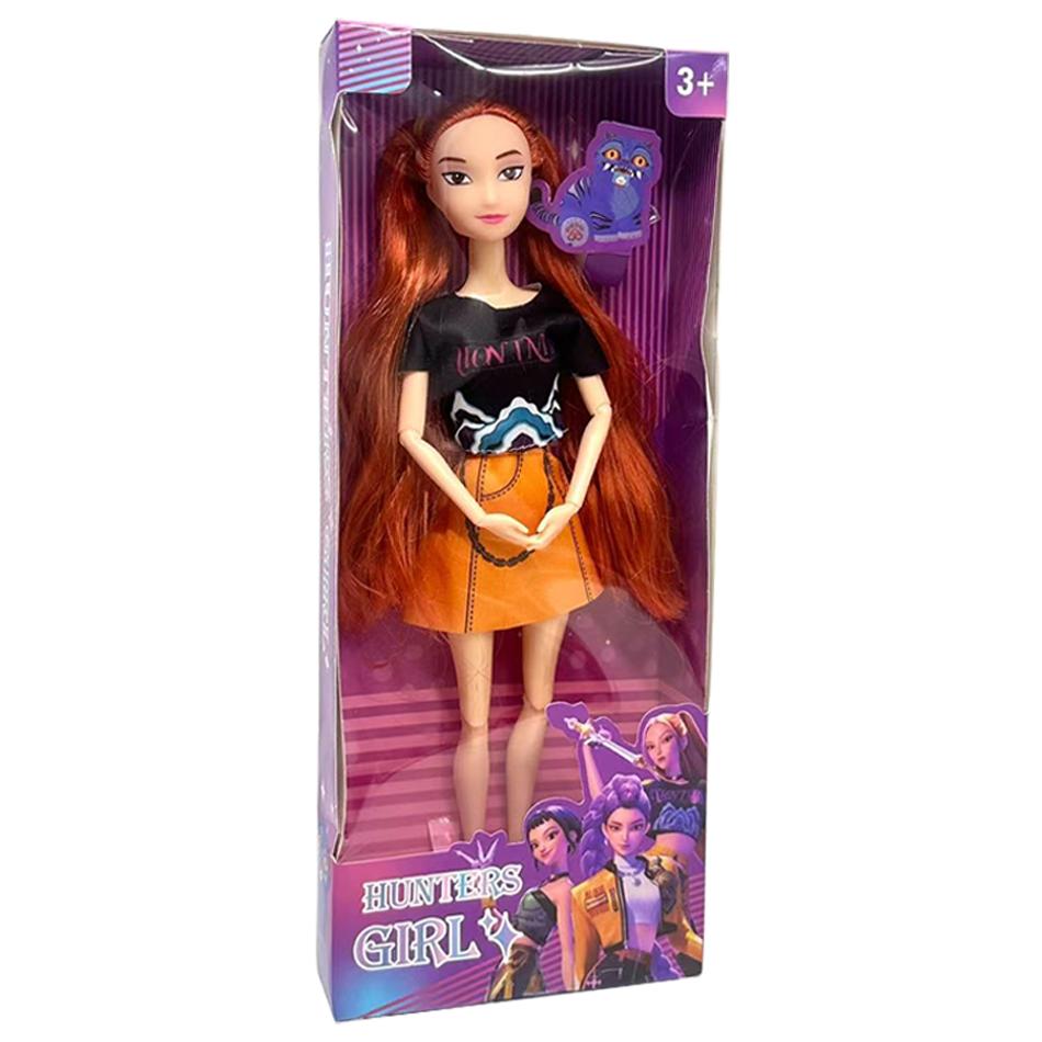 30см Куклы Игрушки Kpop Охотники на демонов Фигурка Игрушка Руми Мира Зои Красивая Принцесса Куклы для маленькой девочки Пластиковая DIY Игрушка для девочек