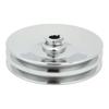 Power Steering Pump Pulley with Key Way 5 8in Shaft Double Groove 26028613 for SBC BBC 350 454 Engine