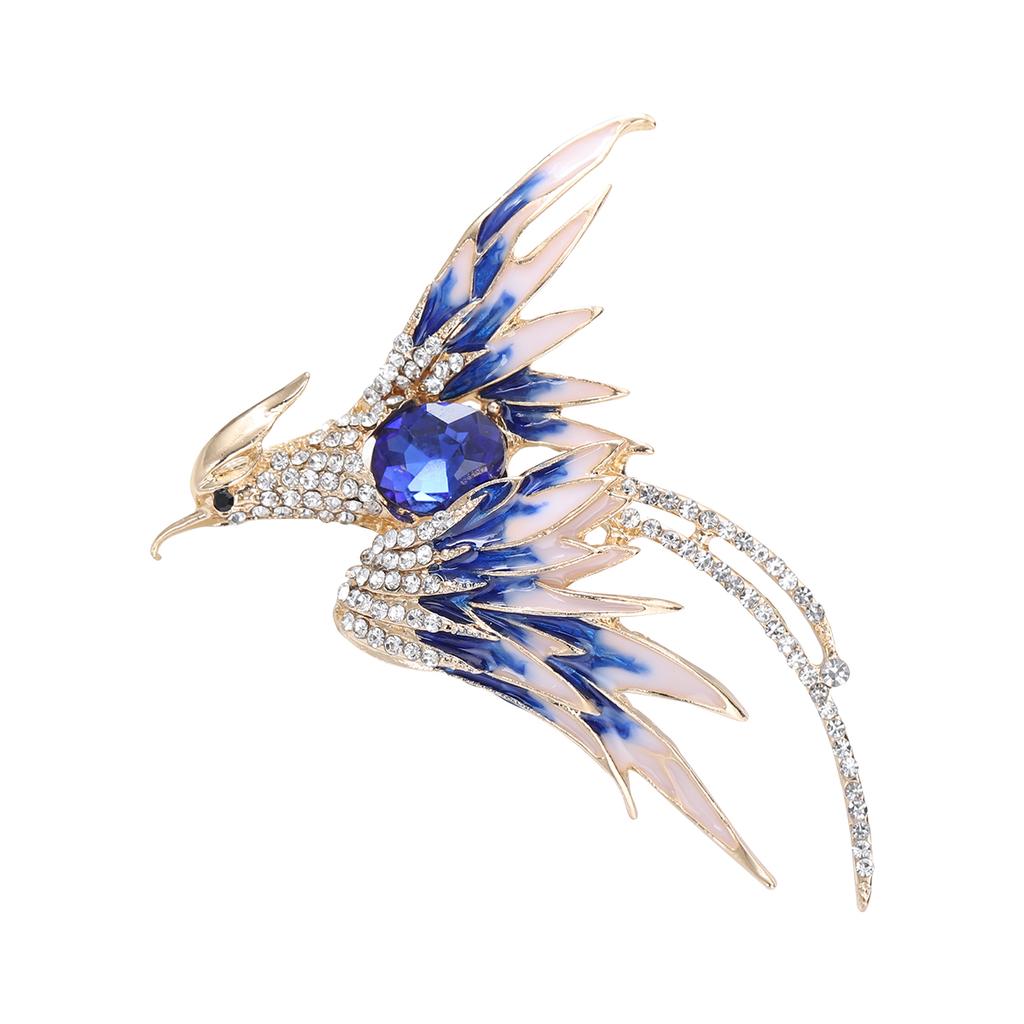 Броши Феникс со стразами для женщин унисекс эмалированные птицы животные булавки для вечеринок и мероприятий украшения для рюкзака одежда аксессуары