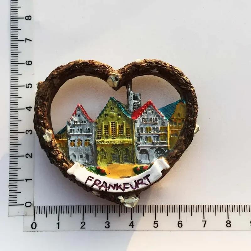 Немецкие магниты на холодильник Берлин Франкфурт Гамбург Фрайбург Мюнхен Нойшванштайн туристические сувениры магнитные наклейки путешествия подарки