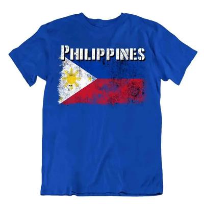 Philippines Flag Tshirt T Shirt Basic Tee Top City Map Hoist Pride Souvenir