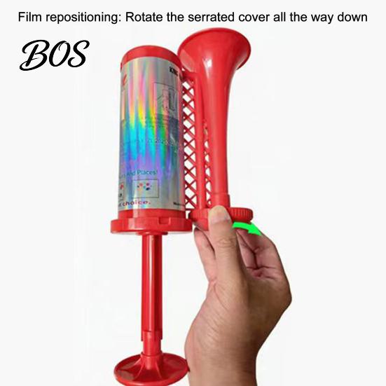 Sports Air Horn Hand Pump for Games, Cheering Noise Maker One-piece Molded Stadium, Portable Push Sound Speaker Soccer Fan Party Loud