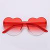Trendy Colorful Candy Color Heart-shaped Sunglasses Shades Party Sun Glasses Heart Glasses