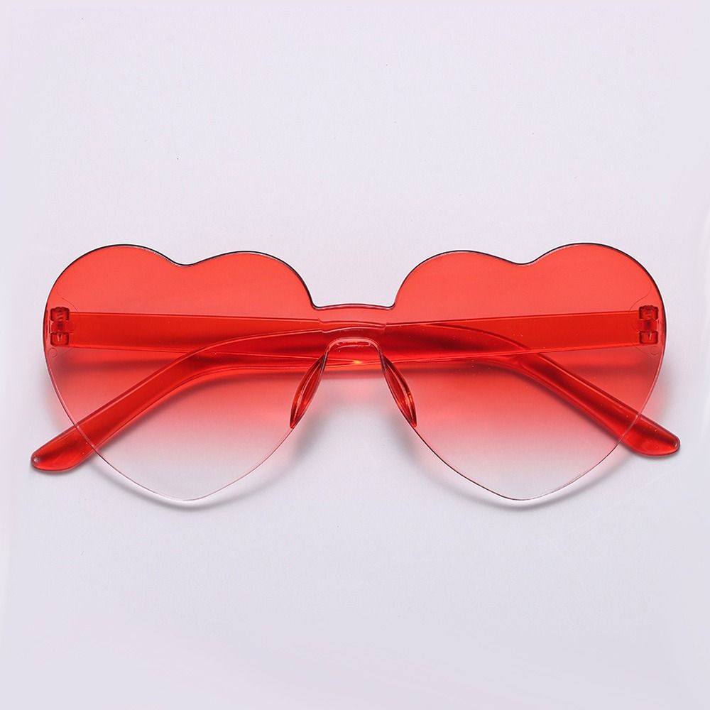 Trendy Colorful Candy Color Heart-shaped Sunglasses Shades Party Sun Glasses Heart Glasses