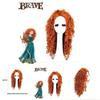 Merida Brave Cosplay Wig Long Curly Hair For Halloween Carnival Comic Con
