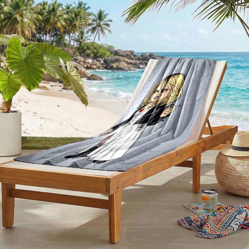 Chucky Fashion Beach Towel: Ideal for Summer Adventures Soft, absorbent and quick drying suitable for swimming and bathing