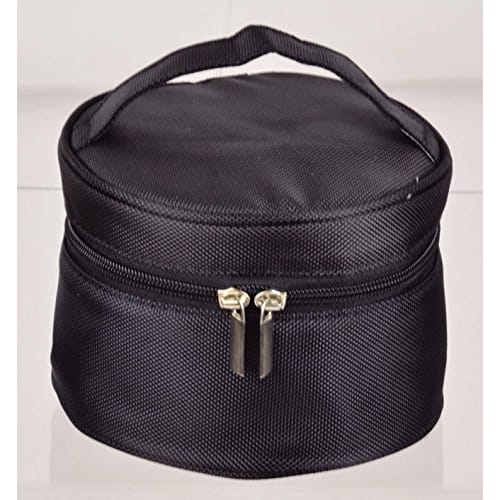 Pearl Metal Insulated Lunch Box, 420ml Capacity (Approx. 2 Rice Bowls), with Bag, Black, Hokadon (HB-262)