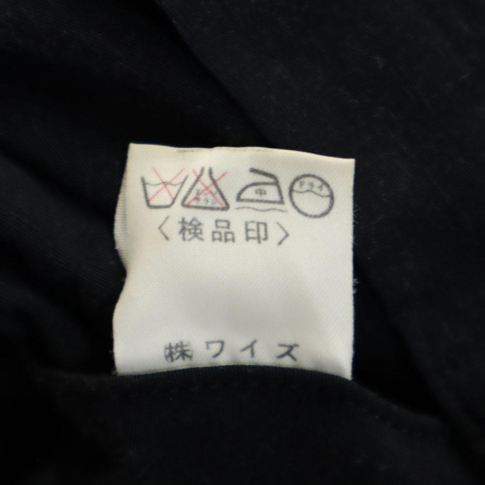 Y's 80-е Сделано в Японии Винтажный двубортный пиджак черный Youji Yamamoto Женский Б/у