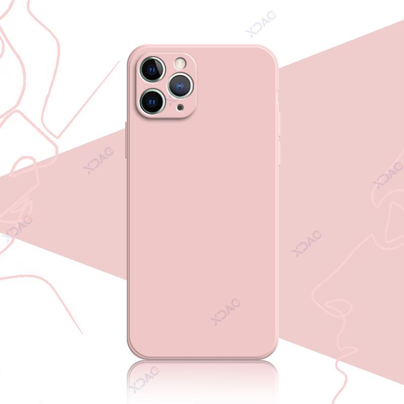 Милые чехлы для телефонов iPhone 11 Pro Max iPhone11 11Pro 11ProMax 360 Мягкие квадратные жидкие силиконовые сумки Armor Shield
