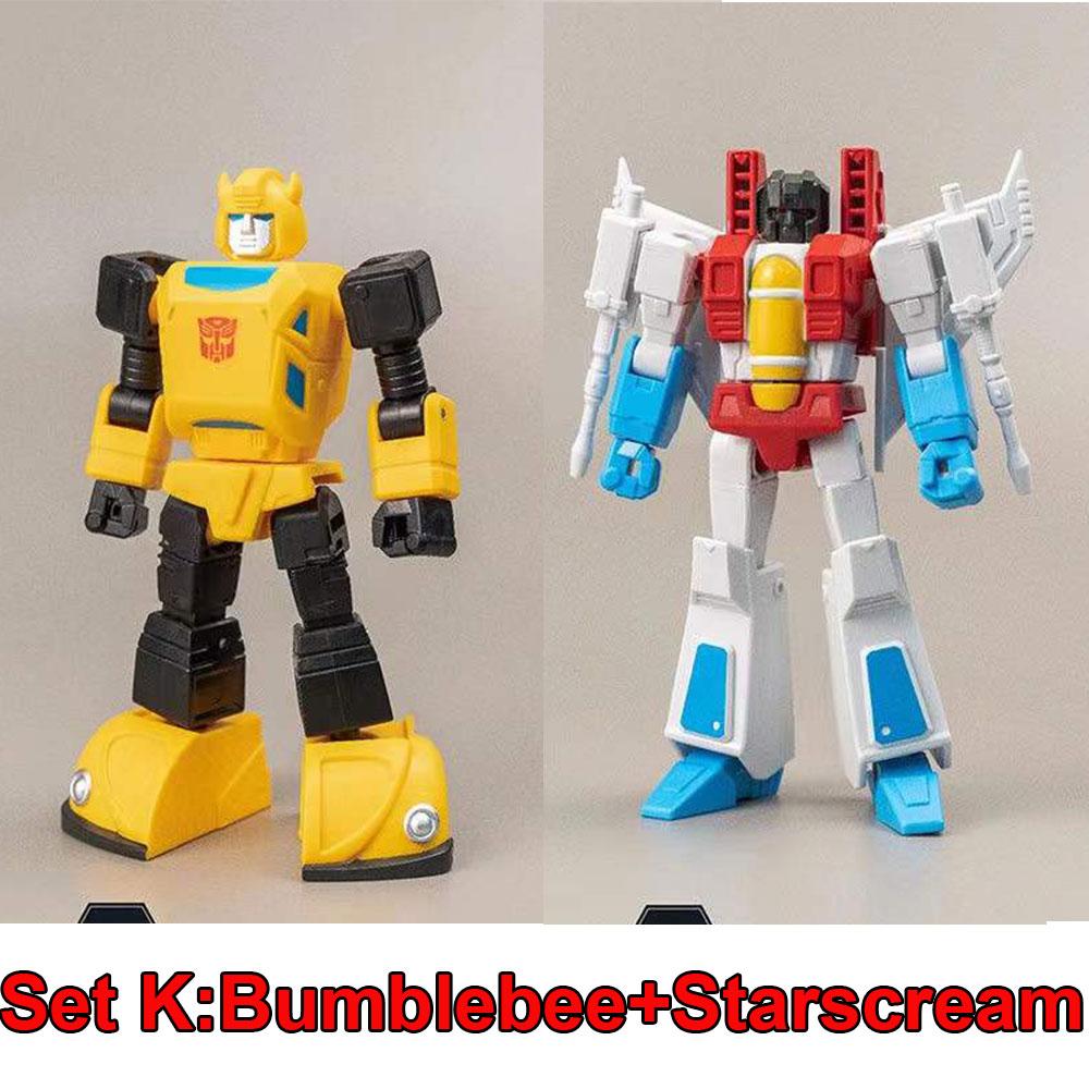 YOLOPARK G1 Фигурки Действия Лицензированы Hasbro Серия AMK Mini Трансформеры Игрушка Оптимус Прайм Мегатрон Бамблби Саундвейв