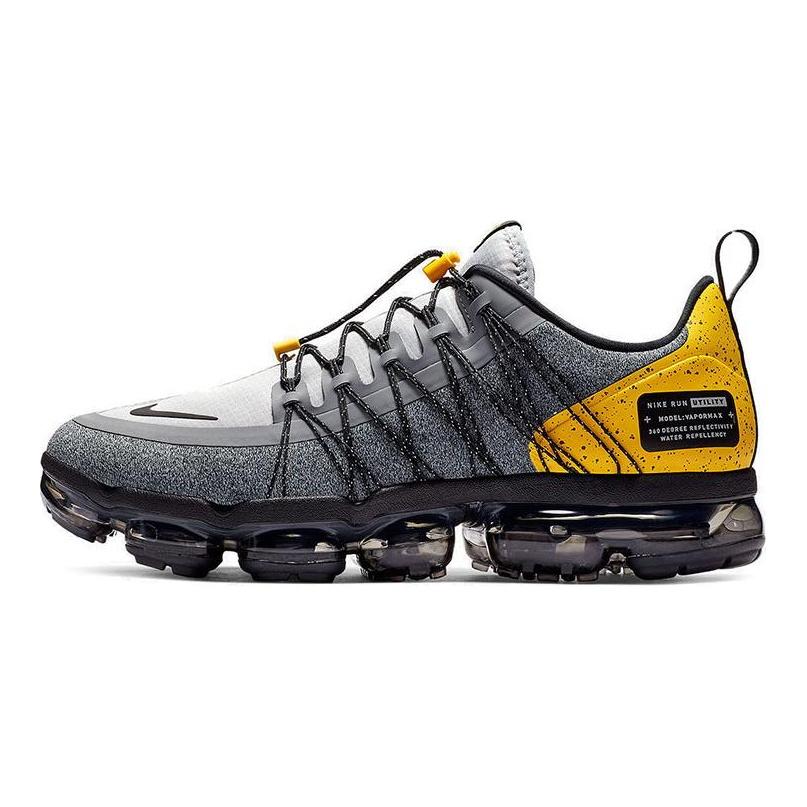 Nike Air VaporMax Run Utility Серый Волк Желтый AQ8810-010