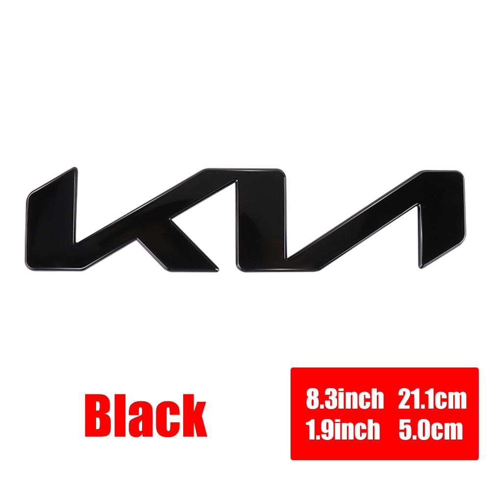 AABJA1 Car Front Hood Emblem Rear Trunk Badge Sticker Auto Accessories For Kia Sorento Sportage Forte Picanto Ceed Soluto KN Stinger