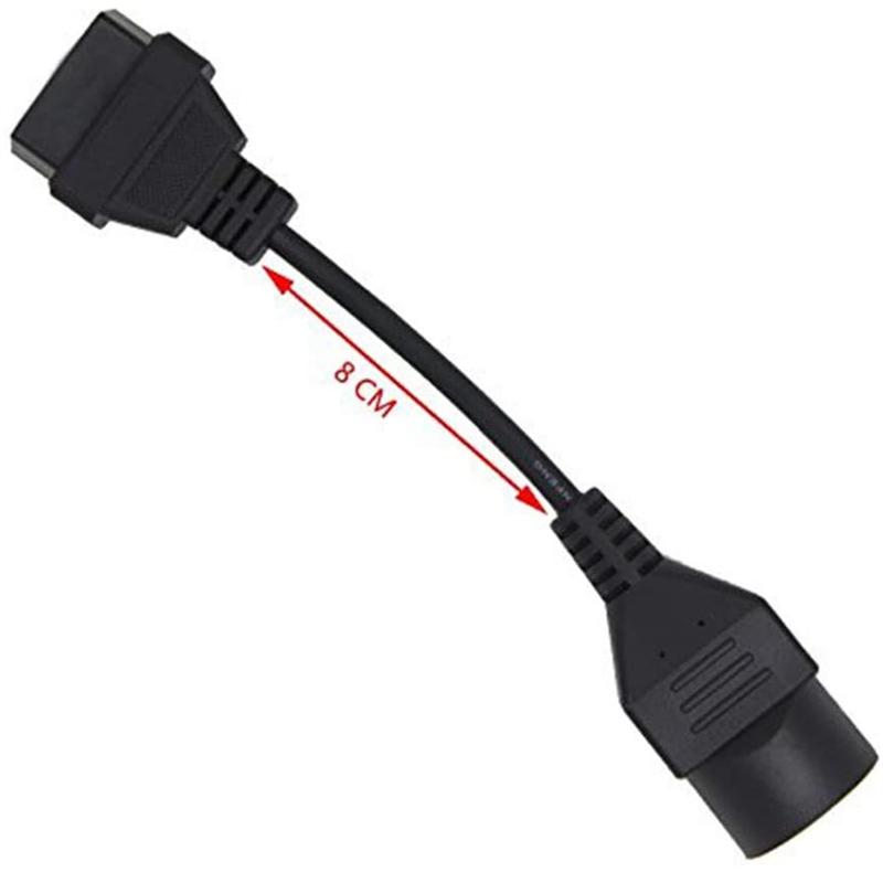 17-контактный на 16-контактный кабель OBDII OBD2, диагностический разъем адаптера для автомобильных аксессуаров Mazda