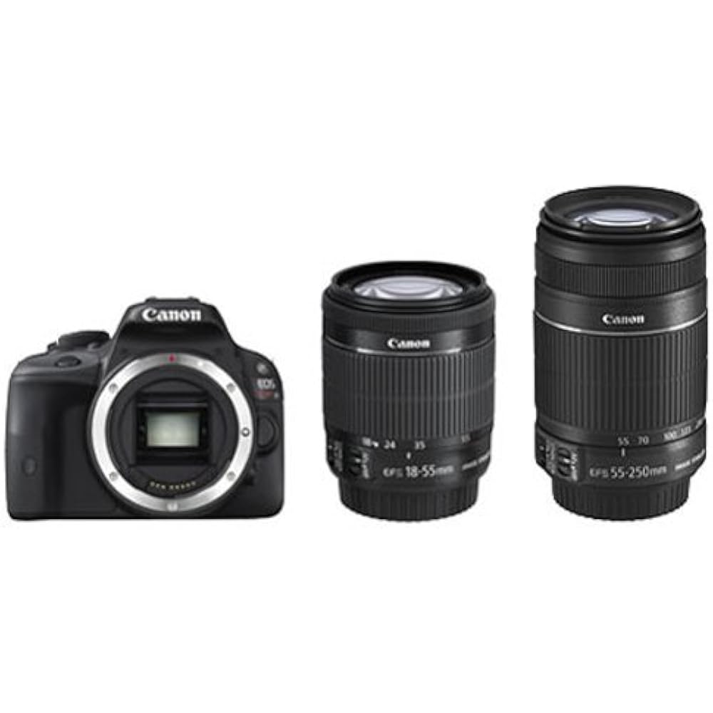 [Восстановленная] Цифровая зеркальная камера Canon EOS Kiss X7 Комплект с двумя объективами EF-S18-55mm/EF-S55-250mm В комплекте KIS...