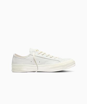 Chuck 70 Perforated Leather Vintage White A18849C