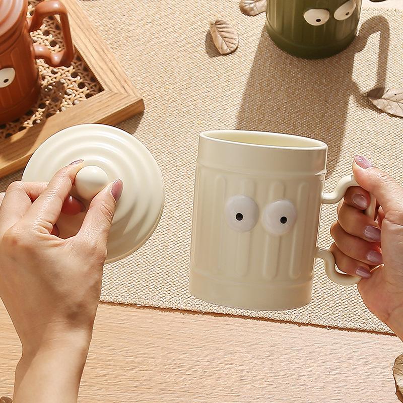 Смешная кружка с крышкой Подарок на день рождения Чашка Сувенир Офисная керамическая кружка Для дома Высокая ценность Мужчина