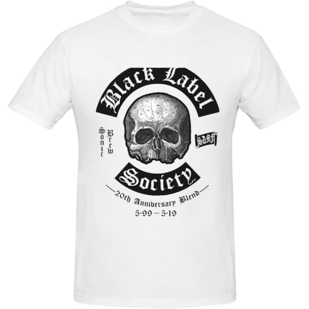 xhaxhi Men's t-Shirt Black Label Society Crew Neck T-Shirt Cotton Casual Shirts Athletic Shirts for Men