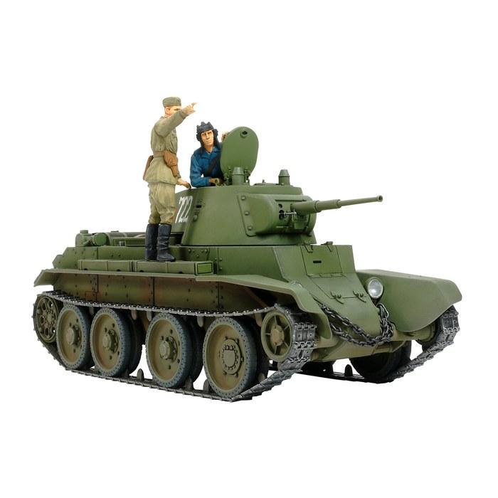 Tamiya 1/35 Military Miniature Series No.327 Soviet Army Tank BT-7 1937 Model Kit 35327 Molded Color
