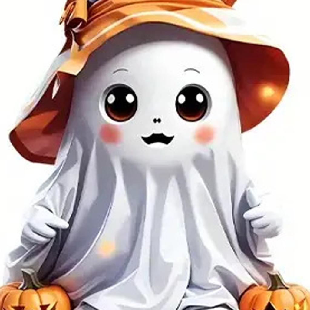 Halloween Acrylic Ghost Pumpkin Earrings Cute Party Accessories Lightweight Durable Costume Jewelry for Women