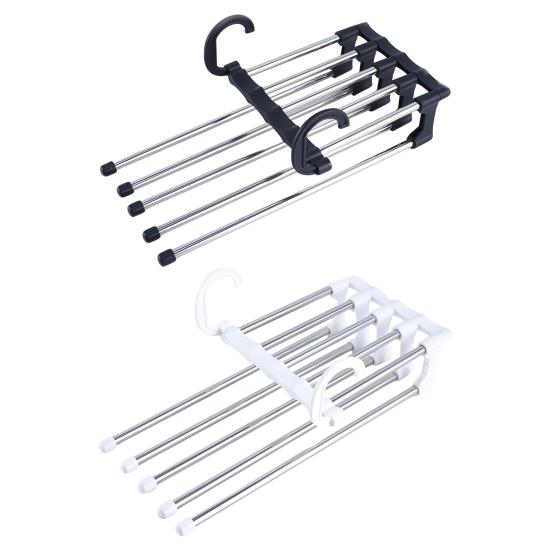 Вешалка для брюк с вращающимся крючком. Прочная несущая телескопическая складная многофункциональная вешалка для брюк. Вешалка для брюк.