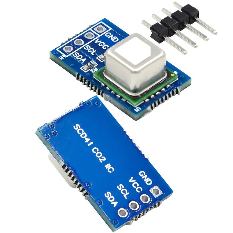 SCD40 SCD41 Gas Sensor Module Detects CO2 Carbon Dioxide Temperature and Humidity In One Sensor I2C Communication