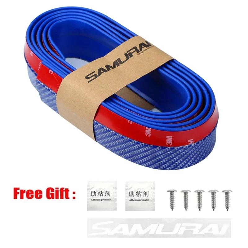 Универсальный протектор переднего бампера из углеродного волокна, устойчивый к царапинам и столкновениям, простая установка винтов, первоклассный вид для автомобильных инструментов