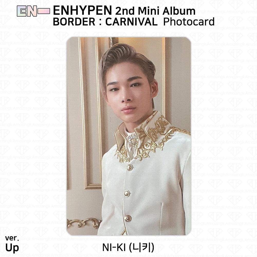 ENHYPEN 2-й мини-альбом Border Carnival, официальная фотокарточка Up Hype Down Ver. KPOP