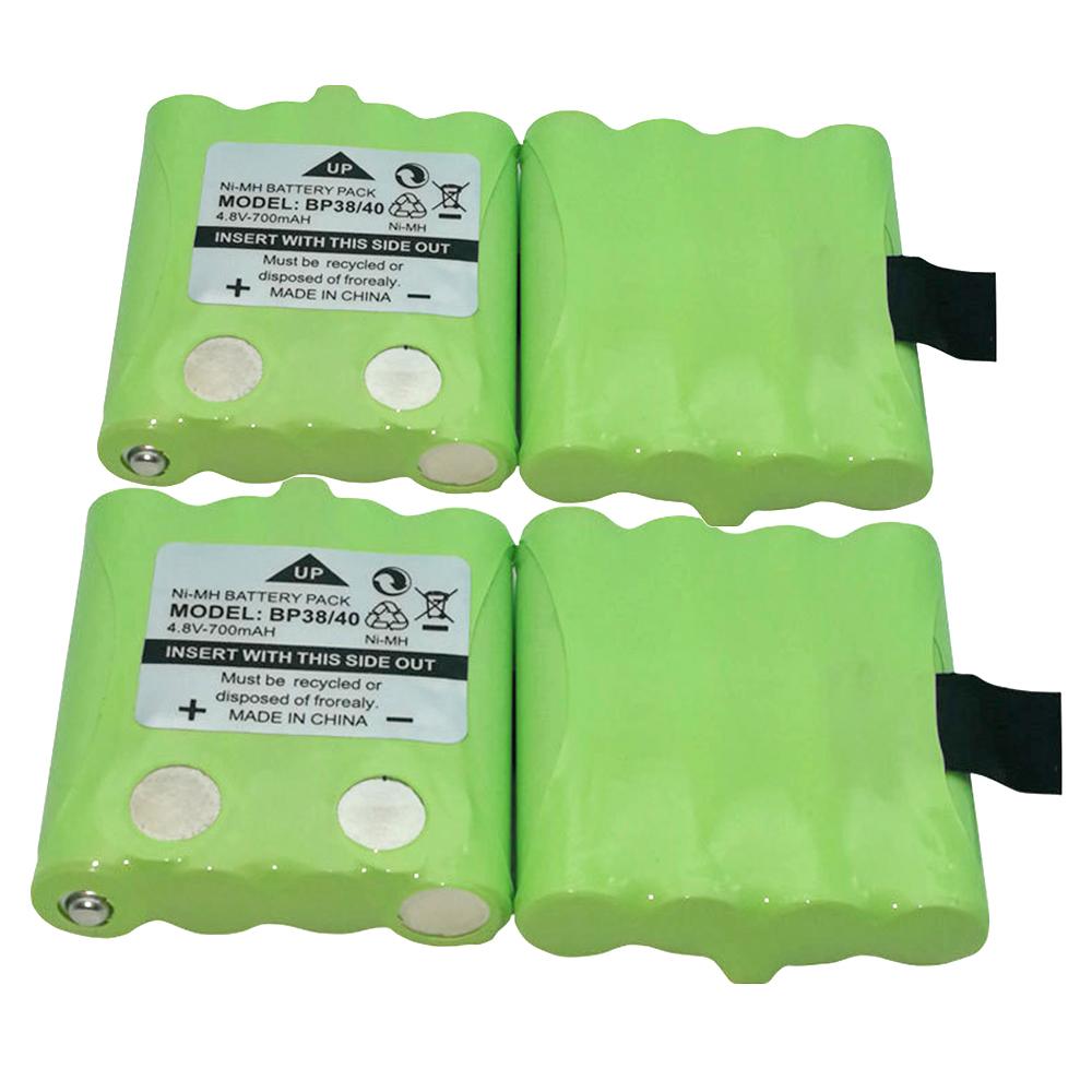 BP-38 BP-40 BT-1013 BT-537 для MOTOROLA TLKR T4-T8 GMR FRS аккумуляторы 4,8 В 700 мАч никель-металлгидридный запасной аккумулятор для телефона для Uniden